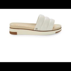 Sam Edelman Annalisa Quilted Genuine Leather Slides
